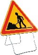 Panneau de signalisation pour chantier